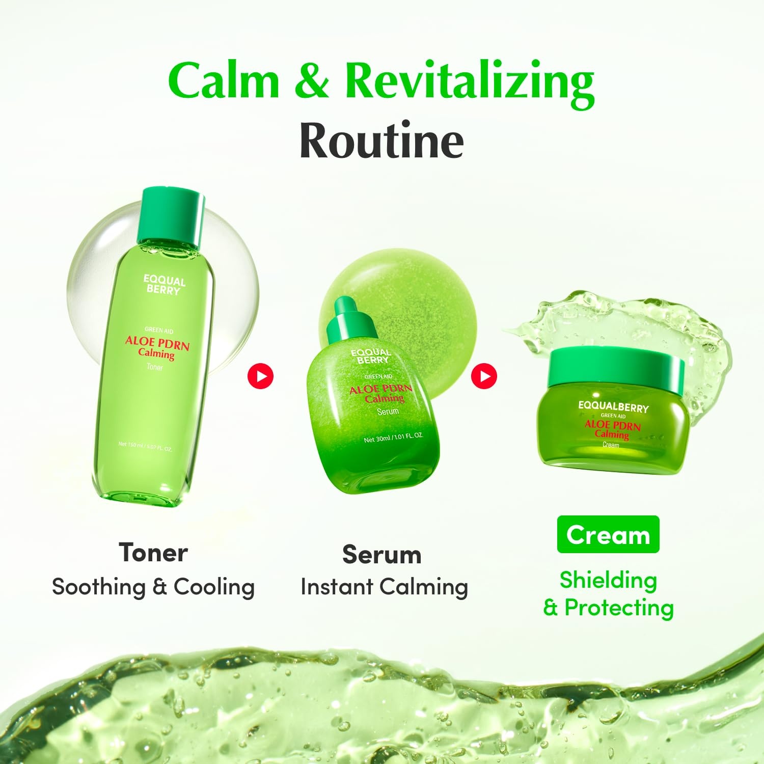 image:imageEQQUALBERRY ALOE PDRN Calming Cream 7 Aloe PDRN amp 10 Aloe Vera Water 5Cica Cooling Gel Moisturizer for Oily Skin Barrier Repair amp Blemish Marks Korean Skincare 169 floz 50ml