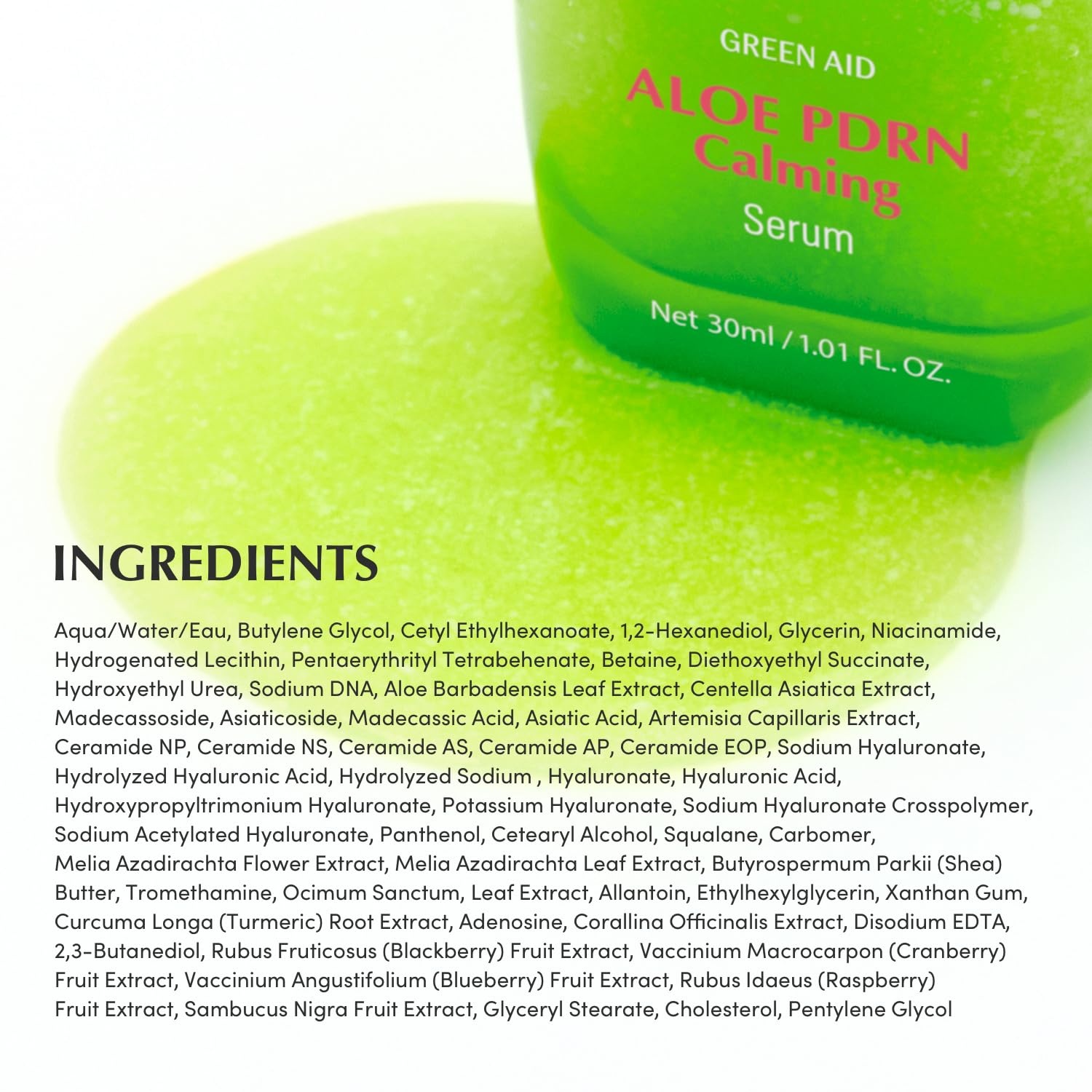 image:imageEQQUALBERRY Aloe PDRN Calming Smoothie Serum Soothing Korean Skin Care for Sensitive Skin Cica amp Aloe for Repair Hydrating amp Radiant Glow NonComedogenic 101oz 30ml
