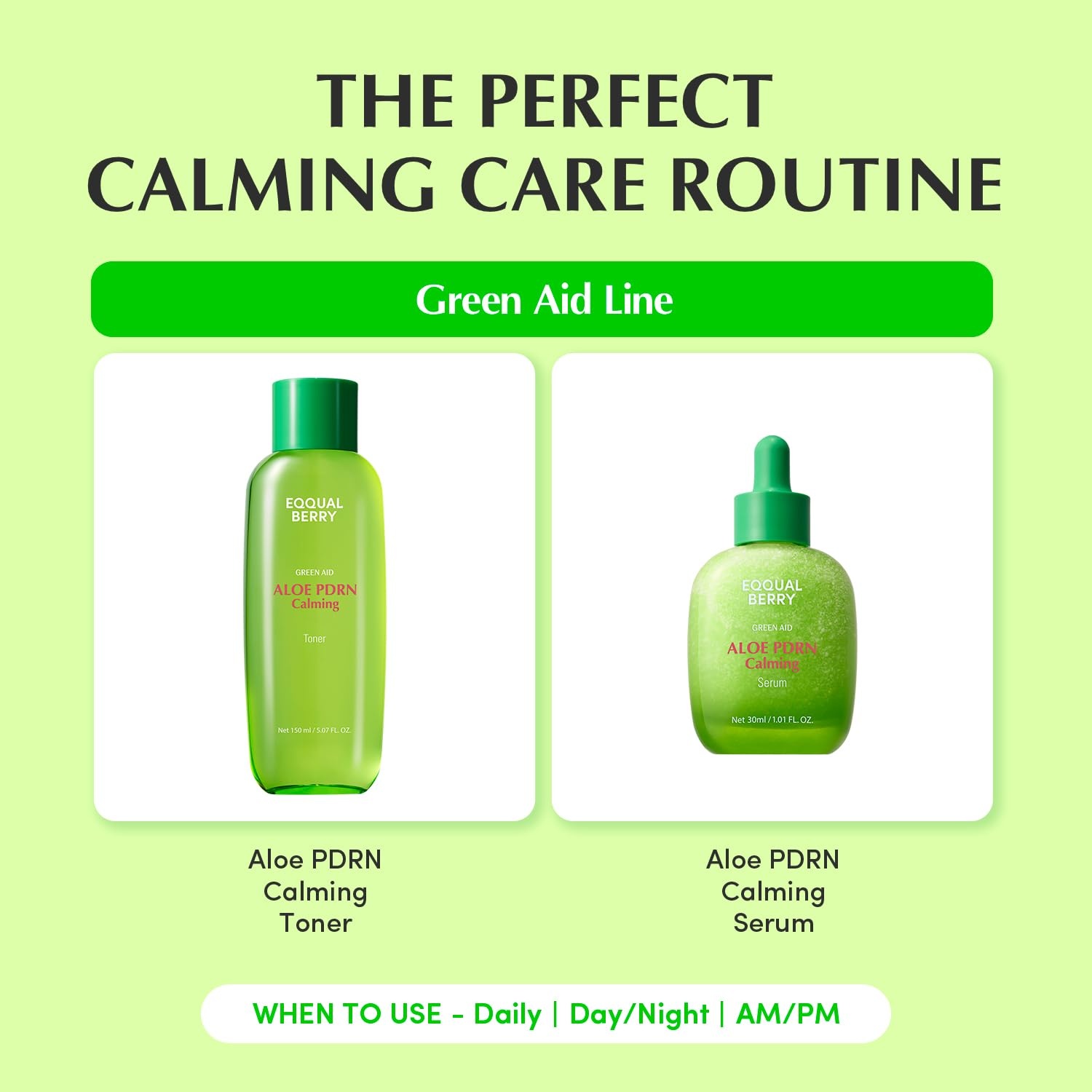 image:imageEQQUALBERRY Aloe PDRN Calming Toner for Sensitive Instant Relief amp Cooling NonComedogenic amp Fungal Acne Safe Skin Barrier Repair KBeauty 507 floz 150ml