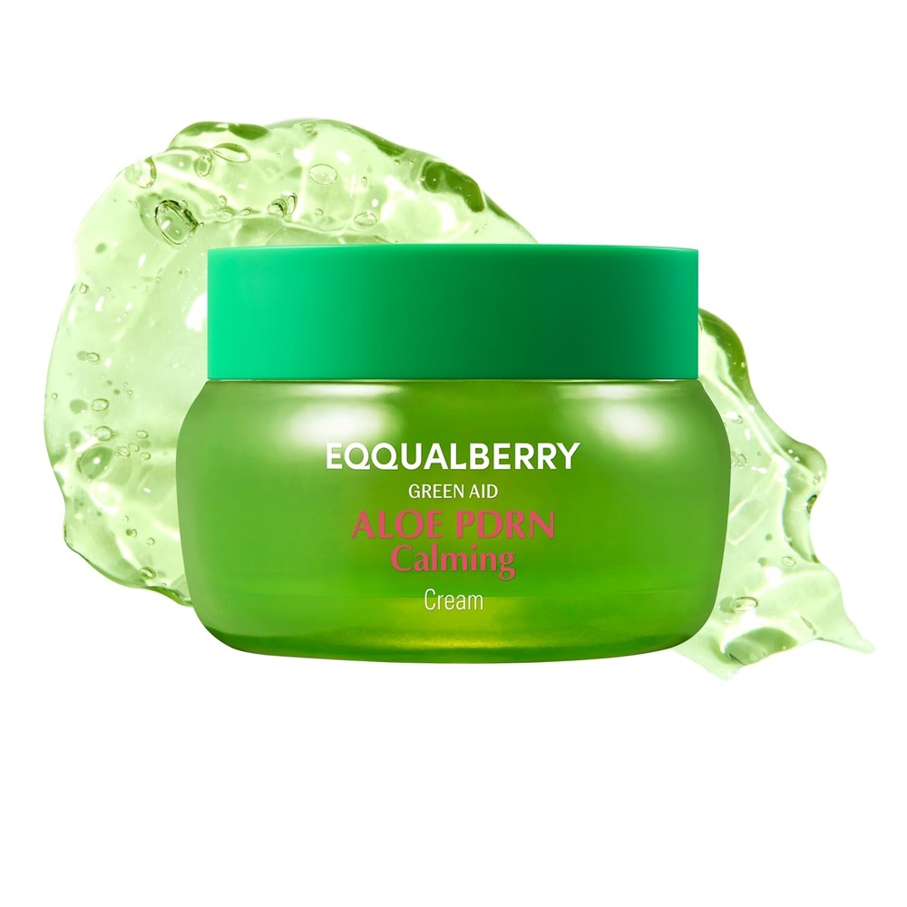 image:imageEQQUALBERRY ALOE PDRN Calming Cream  7 Aloe PDRN amp 10 Aloe Vera Water  5Cica  Cooling Gel Moisturizer for Oily Skin Barrier Repair amp Blemish Marks  Korean Skincare 169 floz  50ml