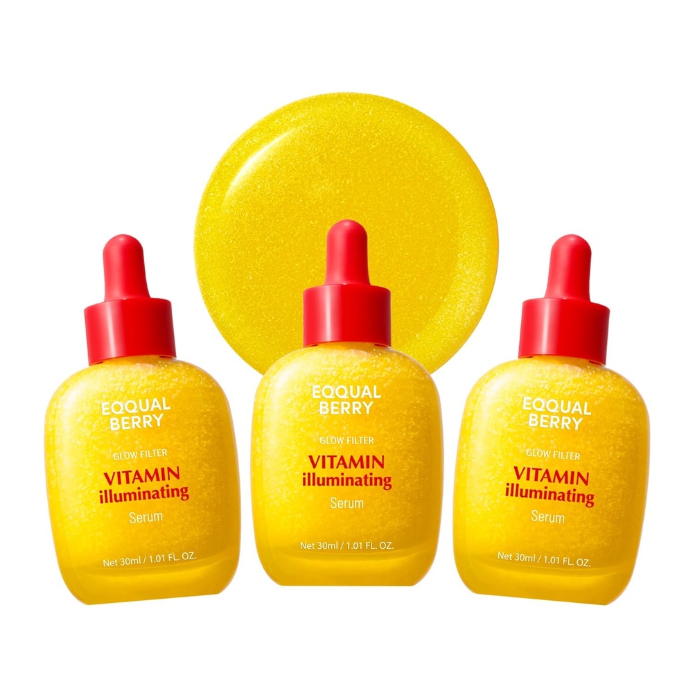 image:imageEQQUALBERRY Vitamin Illuminating Serum Niacinamide 4 amp TXA Brightening Vitamin C Serum for Face Glow with Hyaluronic Acid Dark Spot amp Uneven Tone Care Korean Skincare 101 fl oz3 Pack