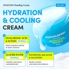 EQQUALBERRY HYALTOIN Flooding Cream | 5% Hyaluronic Acid & Ectoin, 10% Glacier Water | Quick Cooling Gel Moisturizer: Hydration, Barrier Repair & Redness Relief | Korean Skincare (1.69 fl.oz / 50ml)