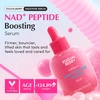 EQQUALBERRY NAD+ Peptide Boosting Serum | 14 Peptide Serum for Face, Neck & Body | Niacinamide 2% & Vegan Collagen for Anti-Aging, Firming & Lifting | Korean Skincare (1.01 oz / 30ml)(1.01 Fl Oz (Pack of 2))