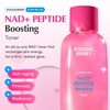 EQQUALBERRY NAD+ Peptide Boosting Toner – NAD+ 5% & 13 Peptides Anti-Aging Korean Skincare Hydrating Face Toner | Firming & Lifting Pink NAD Toner for Sagging Skin (5.07 fl.oz / 150ml)