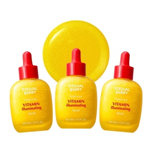 EQQUALBERRY Vitamin Illuminating Serum | Niacinamide 4% & TXA | Brightening Vitamin C Serum for Face Glow with Hyaluronic Acid | Dark Spot & Uneven Tone Care | Korean Skincare, 1.01 fl oz(3 Pack)