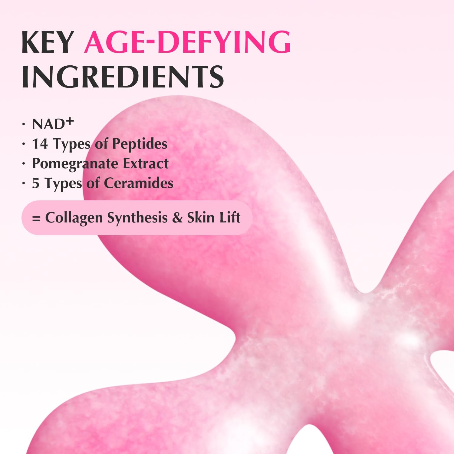 image:imageEQQUALBERRY NAD Peptide Boosting Serum Triple Pack 14 Peptide Serum for Face Neck amp Body Vegan Collagen amp Pink Serum for AntiAging Firming amp Lifting Korean Skincare 101 oz Pack of 3101 Fl Oz Pack of 2